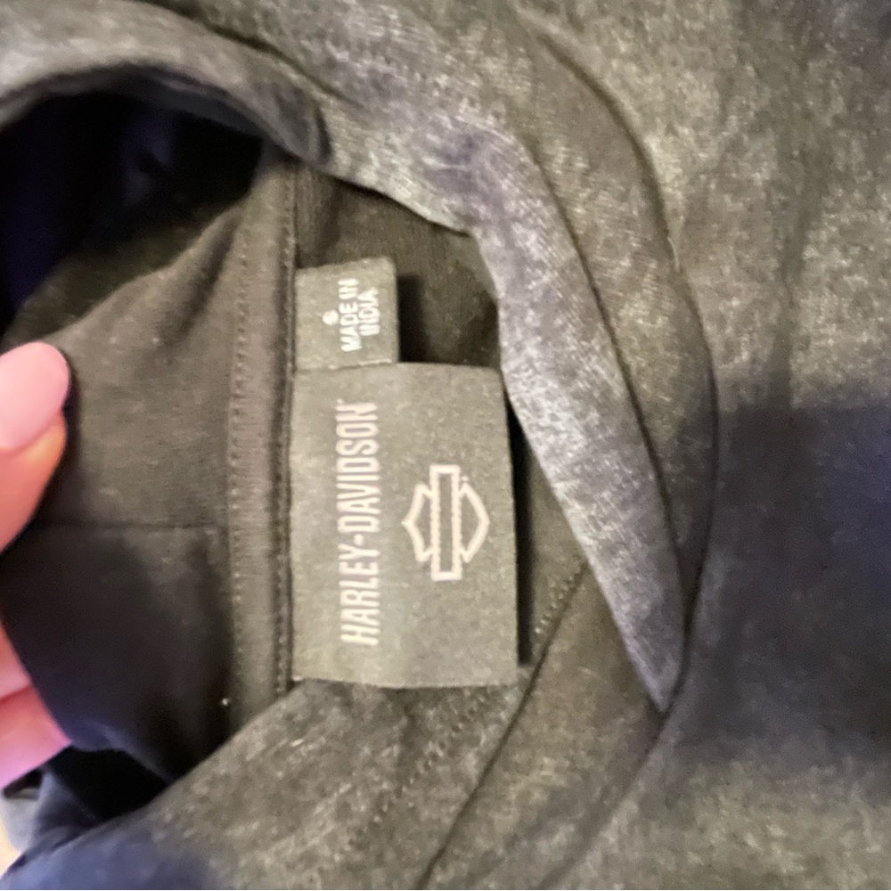 Harley-Davidson Black and Gray Willie G Skull Zip-Up Hoodie - Picture 15 of 15